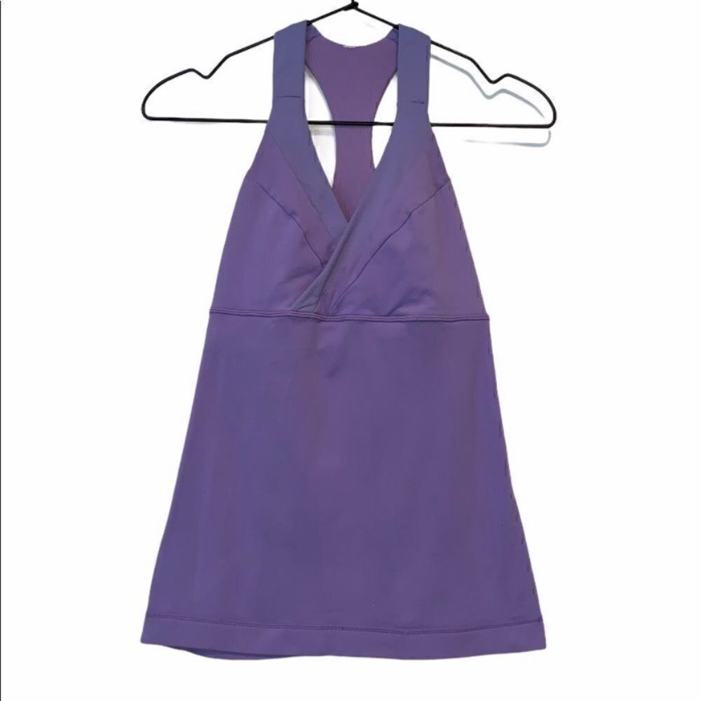 Lululemon Racerback CrossCross Workout Tank, Lilac